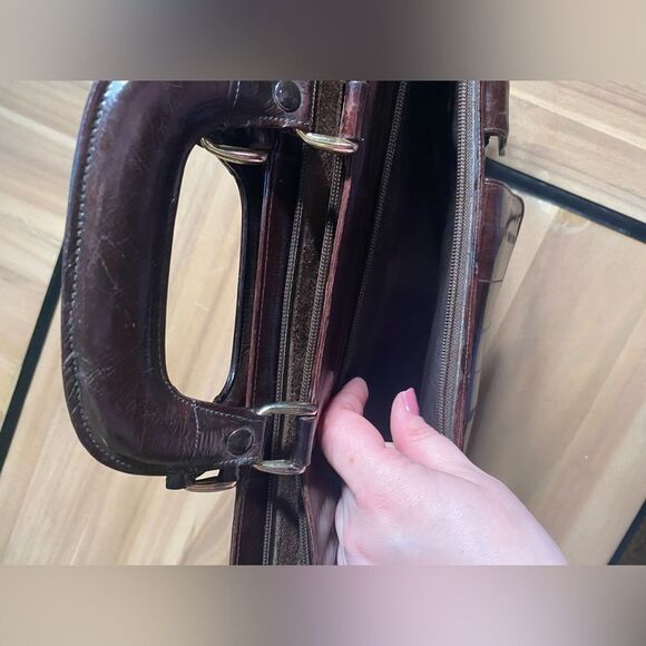 Very unique authentic eel skin bag - Picture 8 of 9